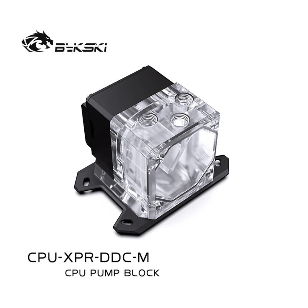BYKSKI CPU Block Pump Reservoir Combo CPU-XPR-DDC-I Integrated AIO PWM Water Cooler for INTEL 115X AMD AM3 AM4 X99 X299 - Интегрированный водоблок с насосом и резервуаром BYKSKI CPU-XPR-DDC-I Combo для воздушно-жидкостного охлаждения с PWM для процессоров