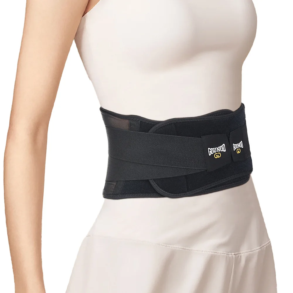 Стальная пластина GOUNOD поддержка талии регулируемый пояс для фитнес тяжелая