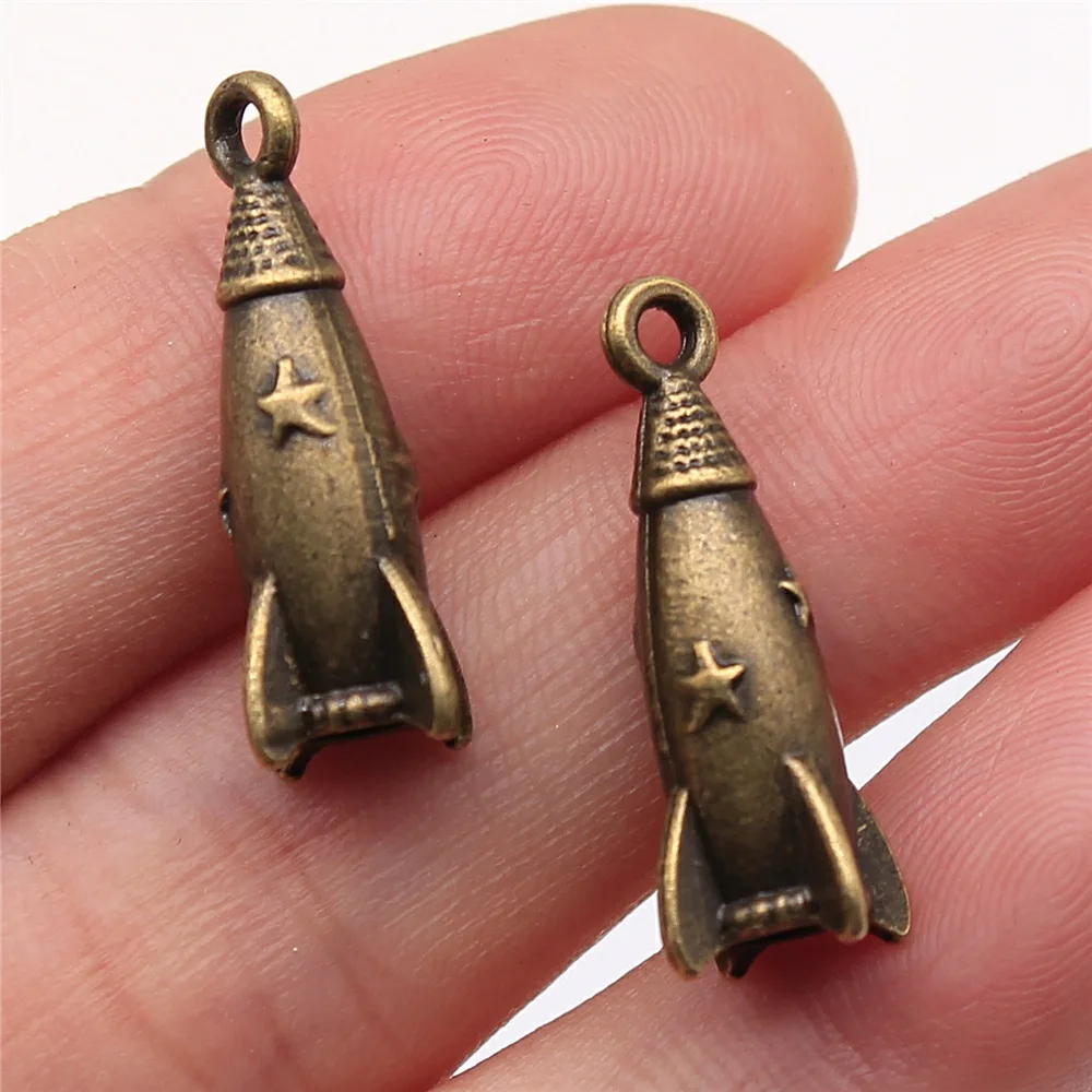 10pcs UFO Astronaut Stars Rocket Space Charms Pendant For DIY Bracelets & Necklaces Jewelry Making |