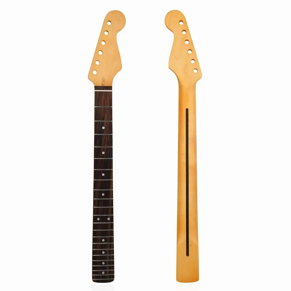 

22 Fret Electric Guitar Neck Canada Maple For ST Replacement Parts