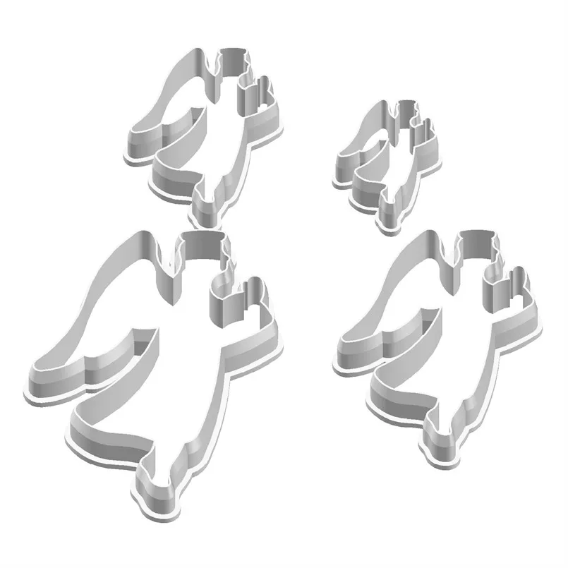 Четыре характеристики мультяшных персонажей искусственные пластиковые формы