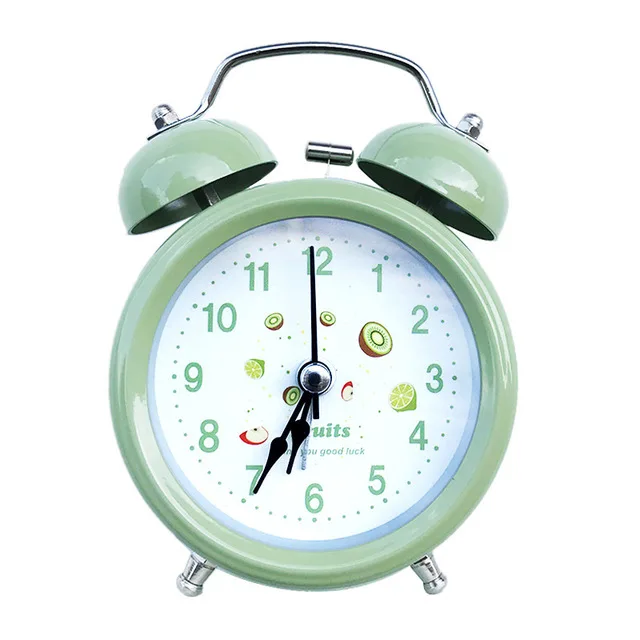 Дешево Громкий будильник в стиле ретро с двумя колокольчиками, механический кнопочный бесшумный указатель, будильник, светильник Цена Громкий будильник в стиле ретро с двумя колокольчиками, механический кнопочный бесшумный указатель, будильник, светильник