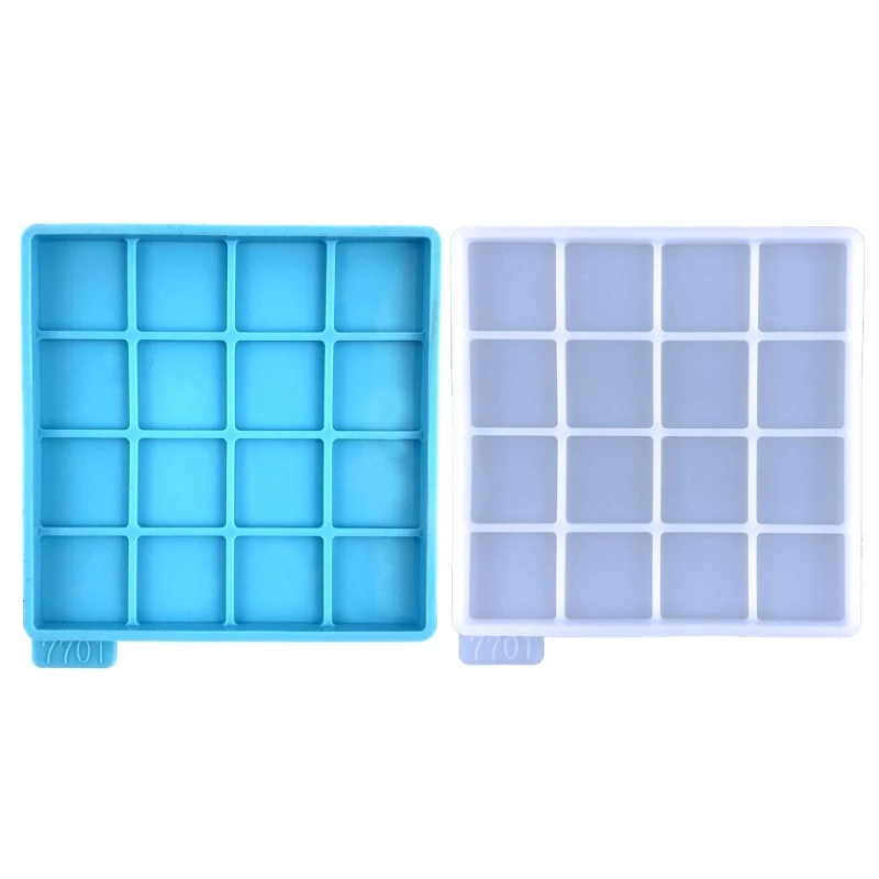 

Silicone Coaster Molds Resin Epoxy Mold for Casting with Resin Clear/Blue