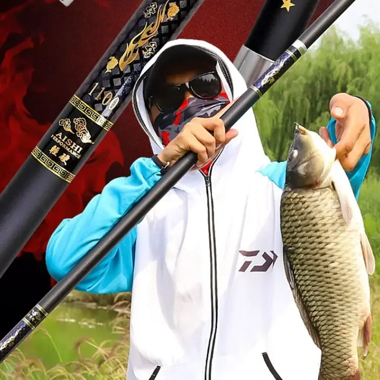 8 м/10 м/12 м/14 м/15 м/16 м супер легкая длинная жесткая 19 часов ручная удочка из