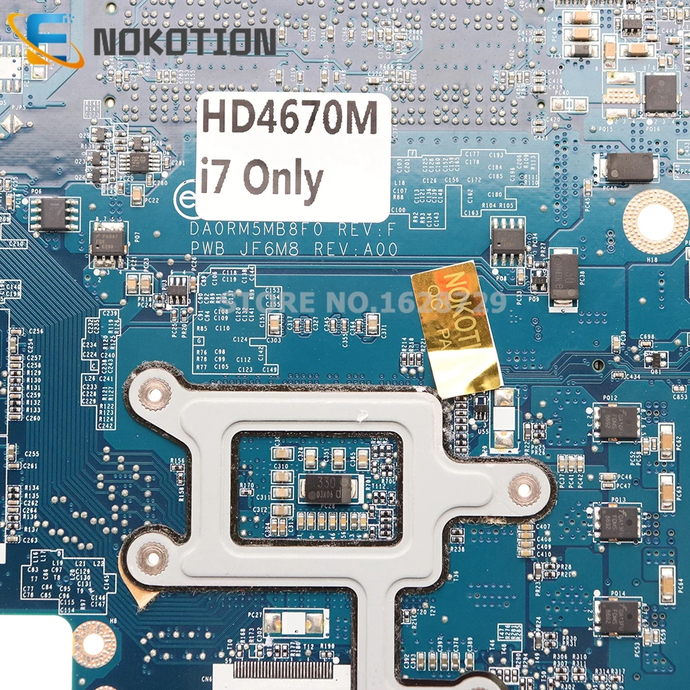 Материнская плата NOKOTION для ноутбука DELL Studio XPS 1645 1647 дюйма HD4670M графическая карта