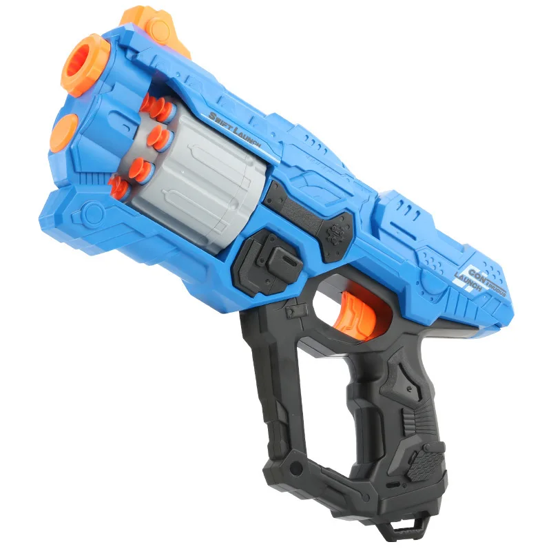 

Soft Bullet Gun Manual Loading Burst Toy Gun Firing Soft Sponge Bullet Boy Sniper Rifle Model With Target 20 Bullets