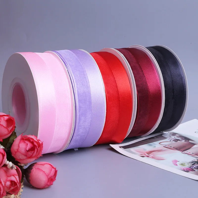 Новая Дымчатая пряжа с лентой ручной работы фотоматериал 2 5 см x 18 м лента цветами