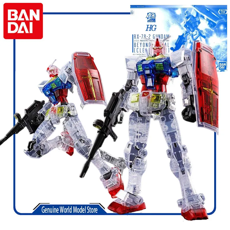 

Набор оригинальных моделей Bandai, модель GUNDAM HG от модели GUNDAM (цветная версия) 1/144, аниме, фигурка в сборе, игрушки, подарок для мальчика
