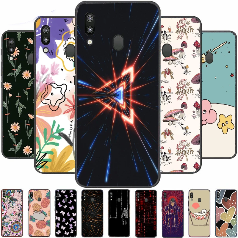 

Cute Cartoon Anime Case For Samsung Galaxy M20 Phone Cases Cover for Samsung GalaxyM20 M 20 SM-M205F Soft TPU Bumpers