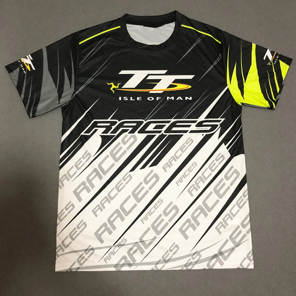 

2022 Isle of Man TT Commemorative Edition T-Shirt Team Uniform Summer Moto Motorcycle Racing Suit Tees F1 Shirt Quick Dry Suit