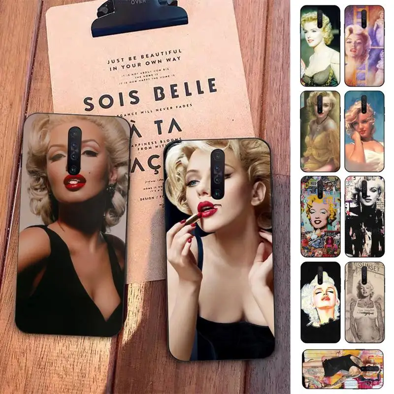 

Marylin Monroe Phone Case for Redmi 5 6 7 8 9 A 5plus K20 4X S2 GO 6 K30 pro