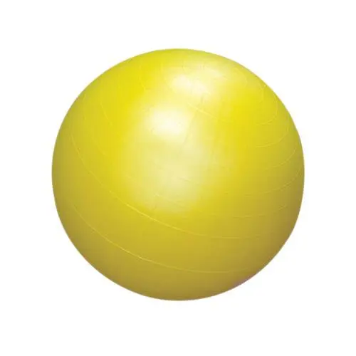 

Cushy, Plush, Soft Air Inflatable Ball - Bright Yellow Color for Kids Outdoor Fun.
