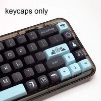 pbt 132 keys gmk comet keycaps xda profile for 64 68 84 87 75v2 98 104 switch mechanical keyboards gray keycaps h4q9