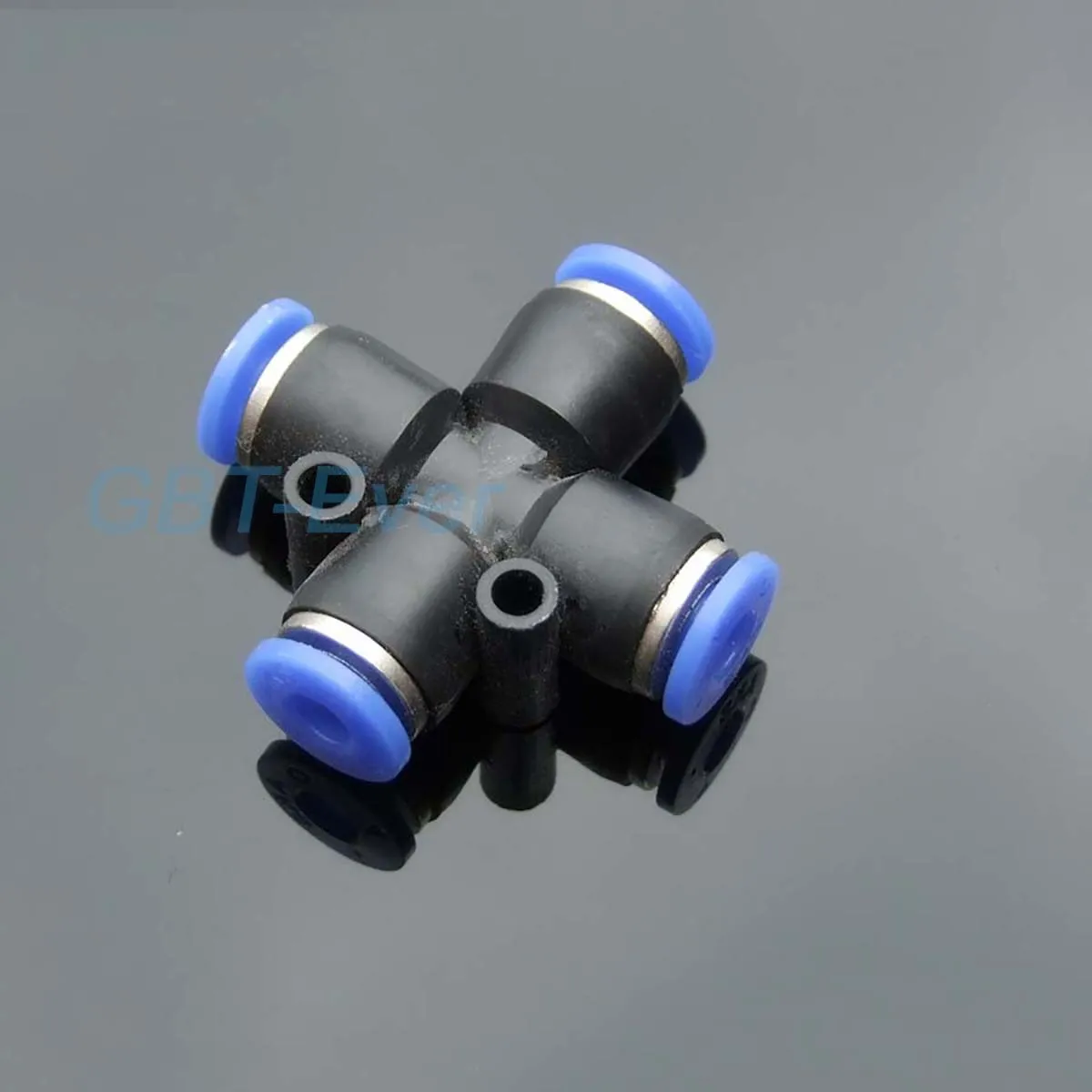 

5Pcs Four-way Pneumatic Fittings Quick Connector PU Tube Connectors Accessories Plastic 4mm 6mm 8mm 10mm 12mm Push Into Pluglug