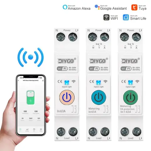 DIY GO DGB-63T 63A Wi-Fi умный автомат