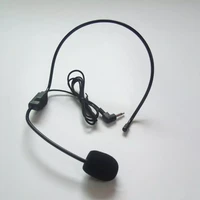 portable over the head wear a microphone clip microphone for lectures speech microphone headset phone wheat bee ear mic