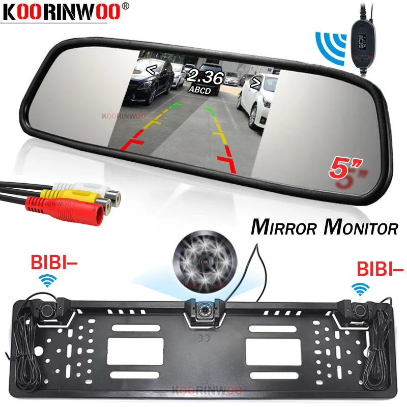 

Панорамка для номера автомобиля, с камерой заднего вида, с ЖК-дисплеем