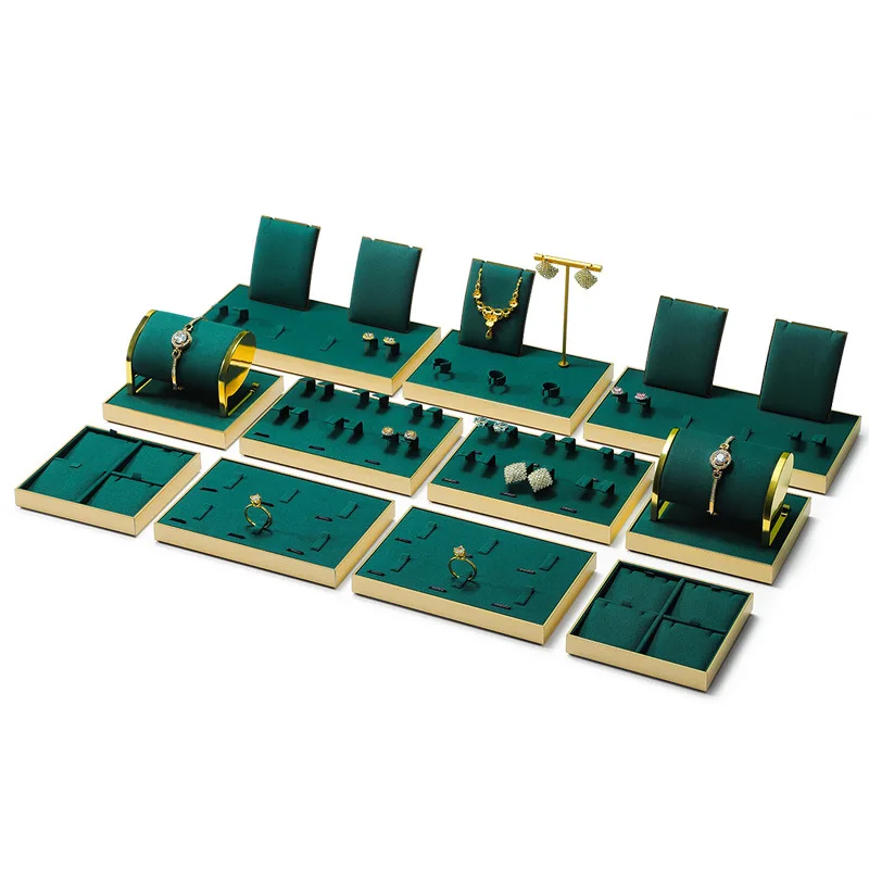 Jewelry Store Jewelry Display Stand Ring Necklace Earring Bracelet Storage Prop Counter Decoration Set jewelry box