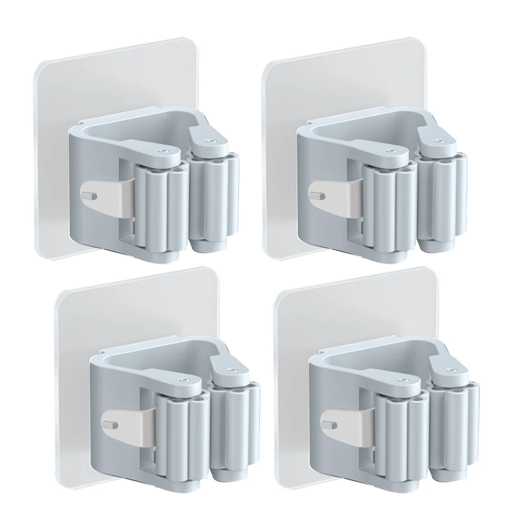 

Высококачественная Бытовая стойка для хранения, крючок на присоске для ванной комнаты, настенный стеллаж для хранения швабры, белая стойка ...