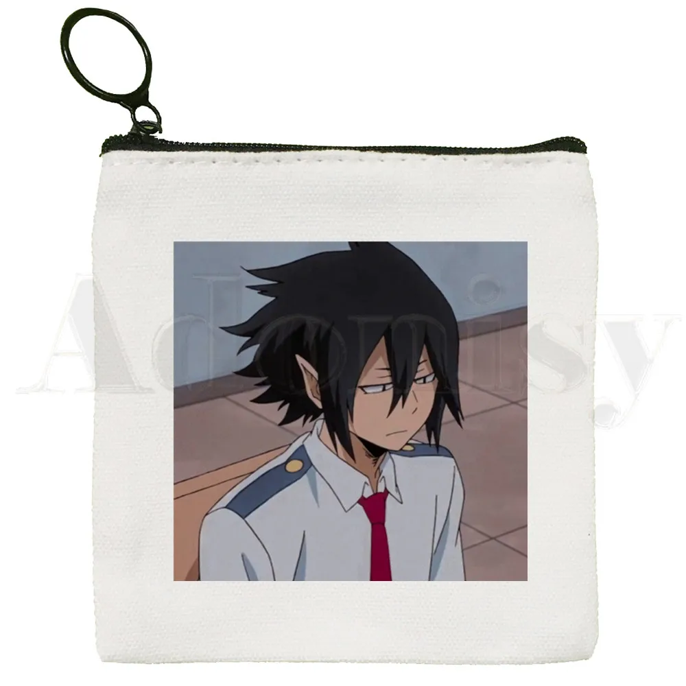 BNHA MHA Anime Tamaki Amajiki My Hero Academia Coin Purse Illustration Key Case Simple Small Cloth Bag New Creative Coin Purse