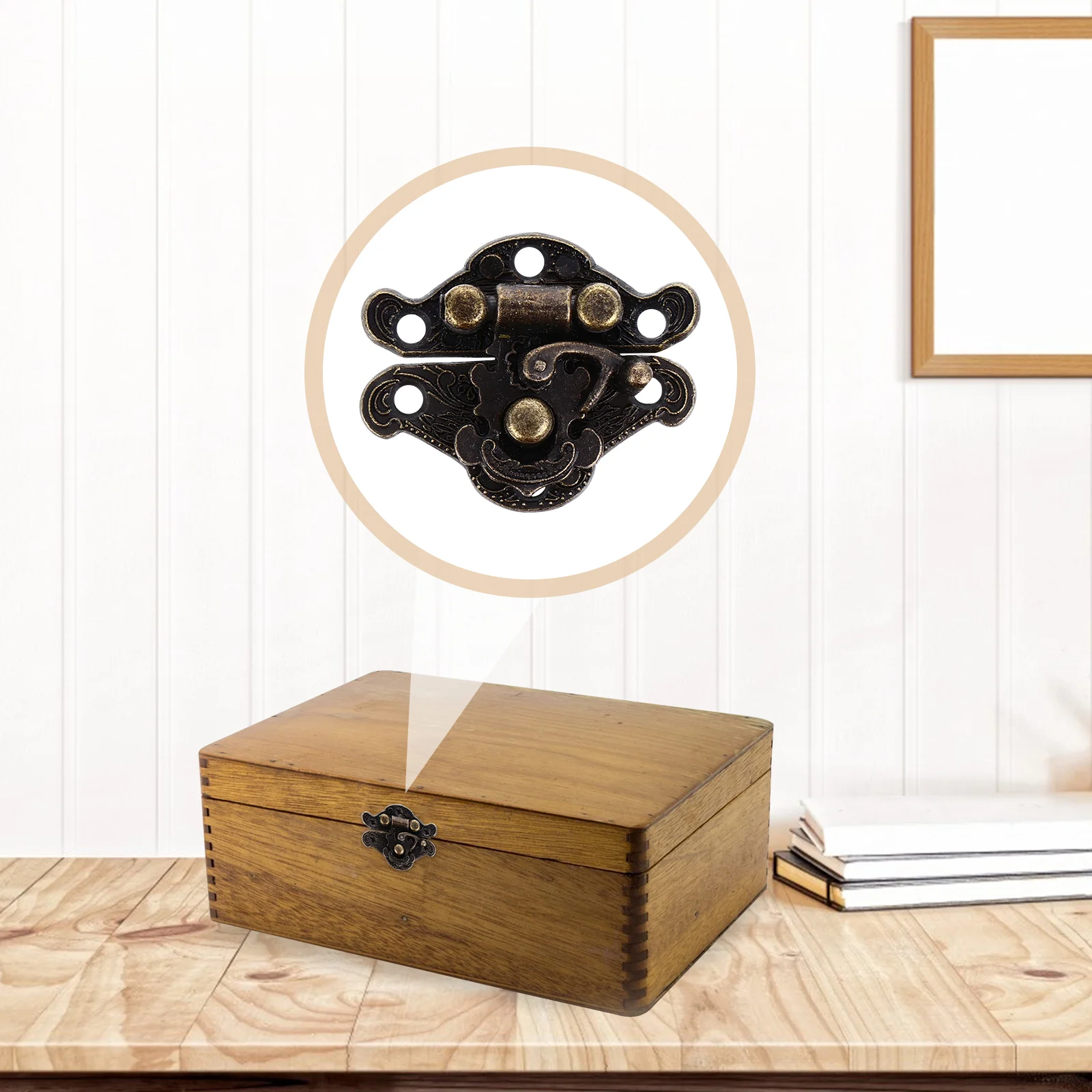 20 шт. защелка для шкафа с пряжкой подарочная коробка винтажные петли