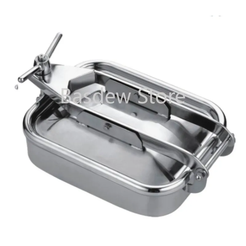 Прямоугольная крышка люка 430x330 мм бака из нержавеющей стали SS304