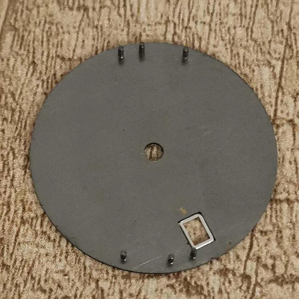 Men Watch Accessories 28.5mm Dial for NH35 NH36 Movement, Green Luminous 6/9/12 Number Watch Dial