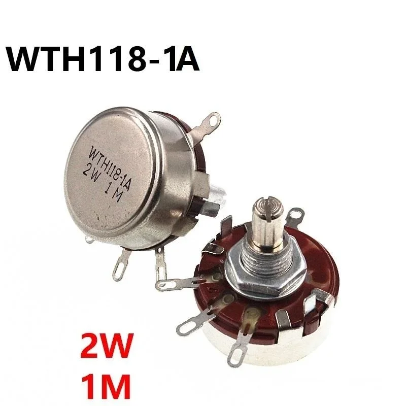 WTH118 2W 1M однооборотный потенциометр из углеродной пленки