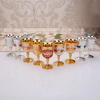 30ml wine glasses champagne glasses beverage goblet cocktail cup gold champagne cocktail glasses bar home decor drinkware