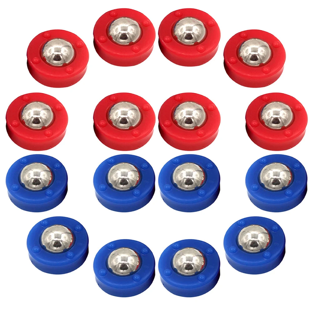 

16 Pcs Tabletop Shuffleboard Soccer Accessories Supplies Mini Replacement Rollers Funny Rolling Beads Plastic Family Game