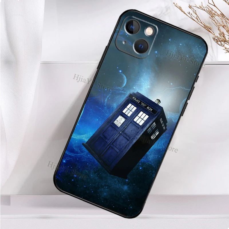 Силиконовый чехол Tardis Doctor Who для iPhone 11 12 13 Pro Max Mini X XR XS 6 7 8 Plus SE 2020 | Мобильные
