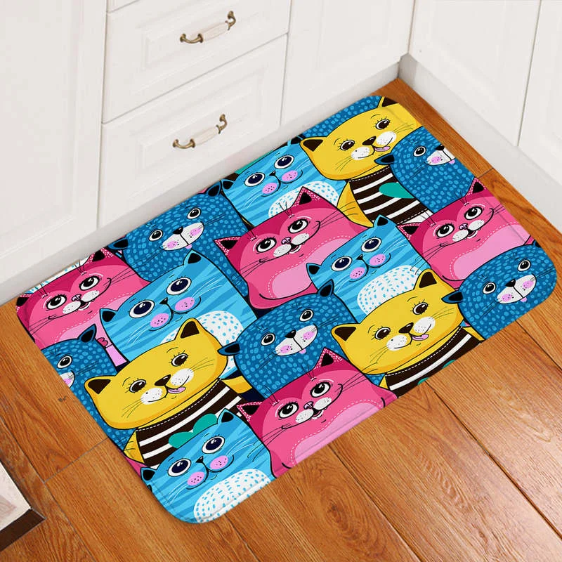 

Door Mat Carpet Floor Mat Foot Mat Non-slip Corridor Kitchen Bedroom Balcony BathroomCatoon Door Mat