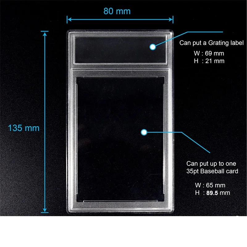 Пустые градиентные плиты для карточек стандартного размера держатель