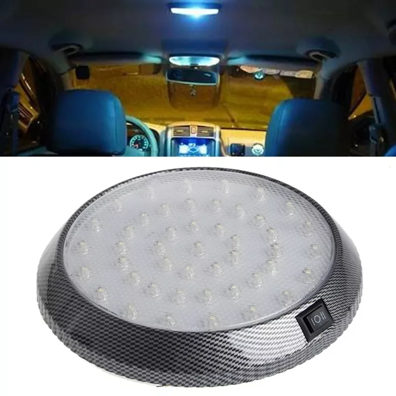

1Pc Car Vehicle 12V 46-LED Interior Indoor Roof Ceiling Dome Light White Lamp