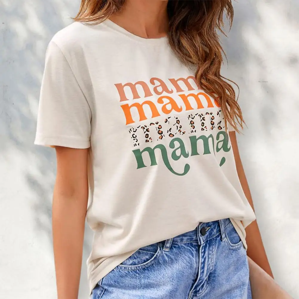 

Letter Print T Shirt Women Short Sleeve O Neck Loose Tshirt Summer Blouse Women Tee Shirt Tops