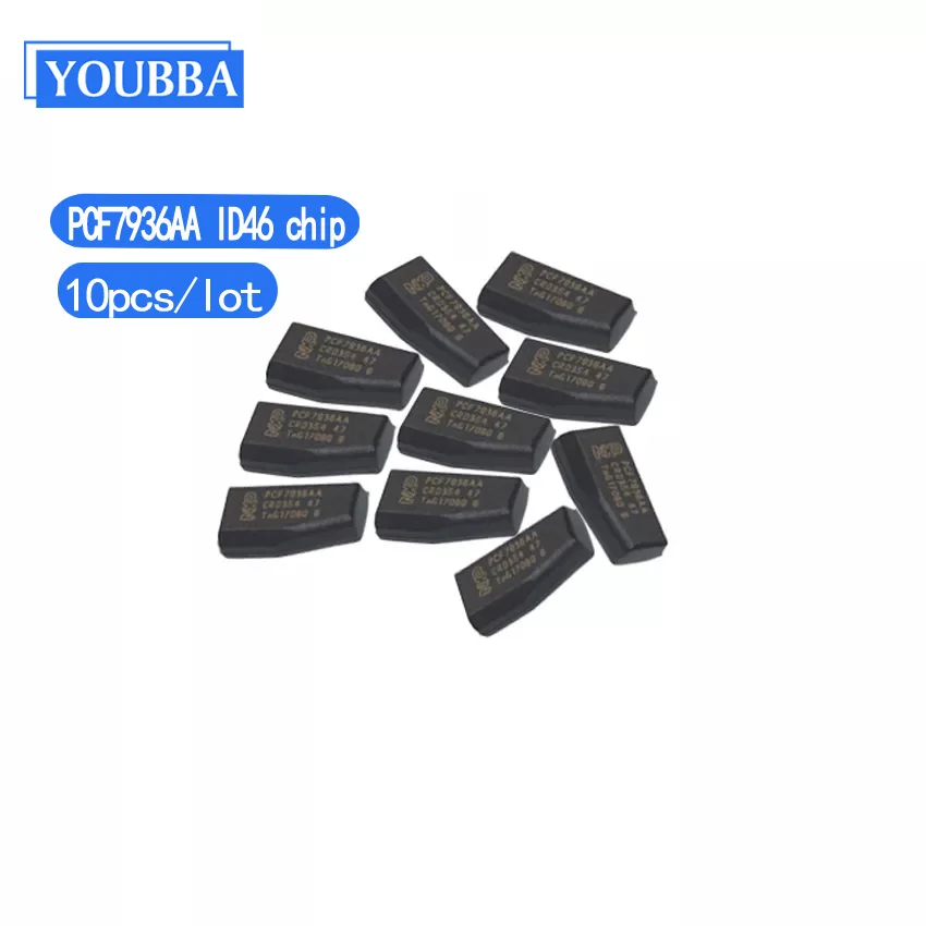 YOUBBA 10 шт. X PCF7936AA чистый транспондер программирование микросхем копия замена