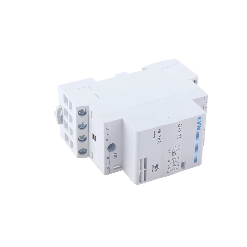 Контактор переменного тока вспомогательный светодиод KOHTAKTOP CT1 CT1-25 16A 20A 25A 4P 220V 230V 50