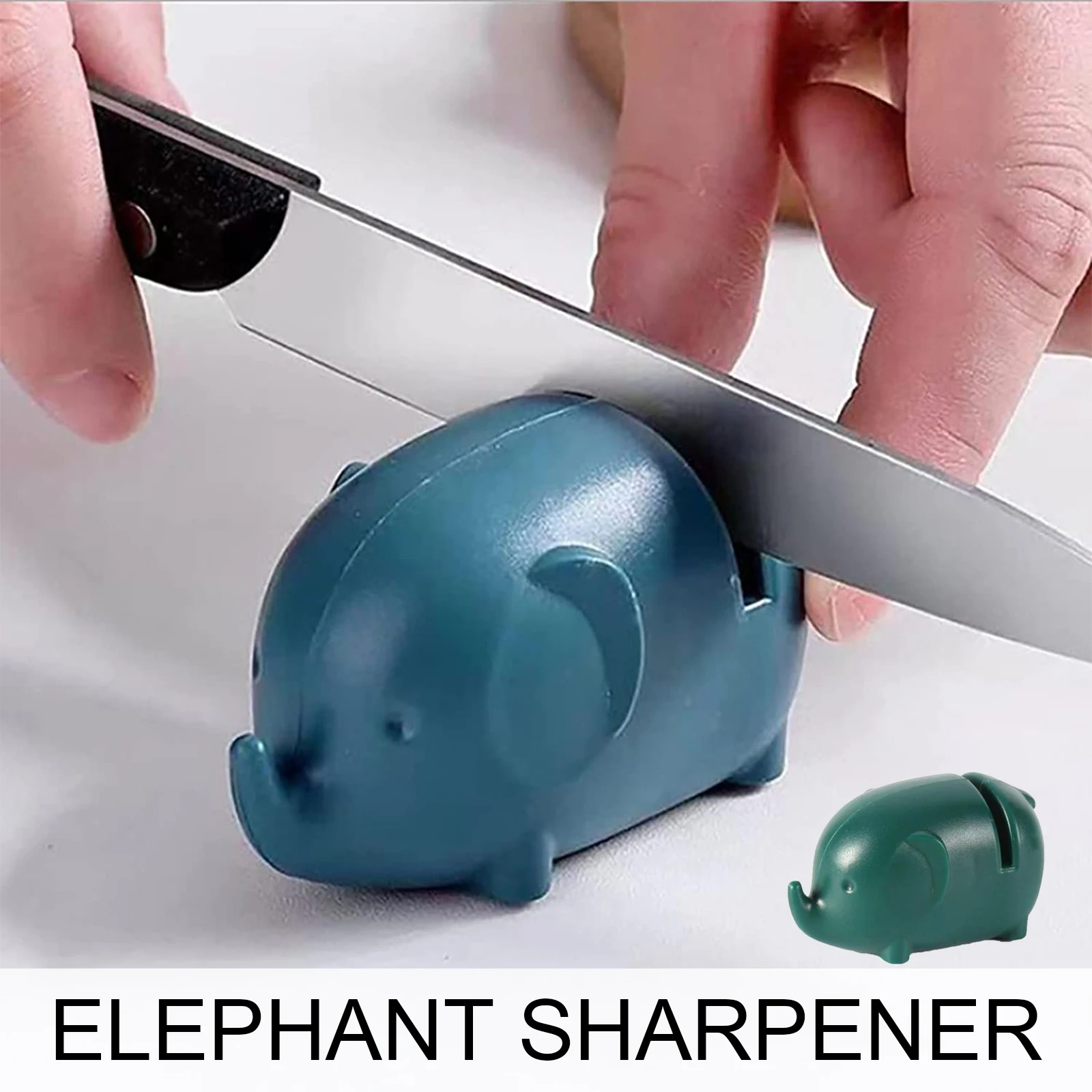 Мини точилка для ножей в виде слона удобная портативная ножниц домашний ремонт