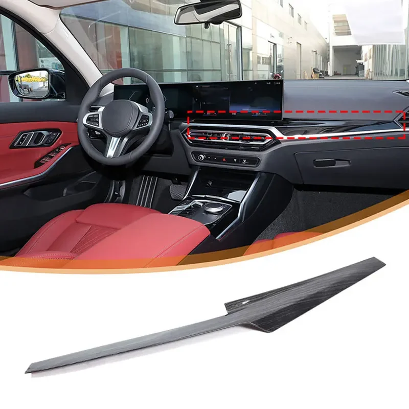 Для BMW 3 серии i3 4 i4 2023-2024 ABS углеродное волокно автомобильная центральная консоль