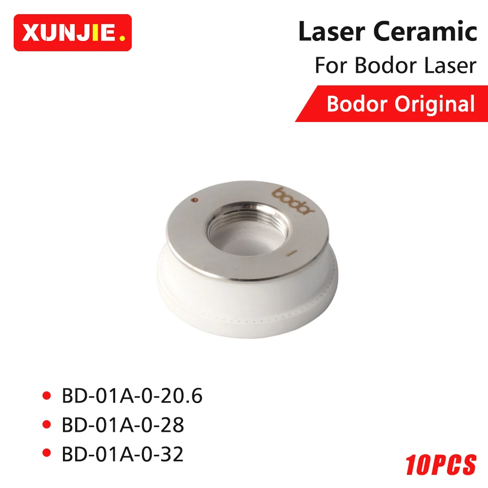 

10Pcs/Lot Bodor Original Laser Ceramic D32 M14 28 M11 D20.6 M8 For Bodor GN3 GN6 3D Fiber Laser Cutting Head Nozzle Holder