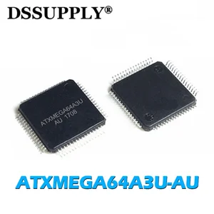 5PCS New Original ATXMEGA64A3U QFP-64 MCU ATXMEGA64A3U-AU Microcontroller Memory Chip Electronic Components