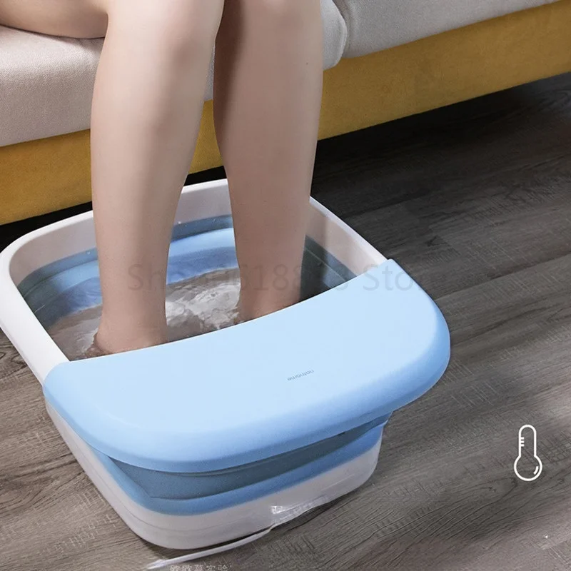 Automatic massage, foldable massage foot bath, heating and constant temperature, household foot bath, remote control operation