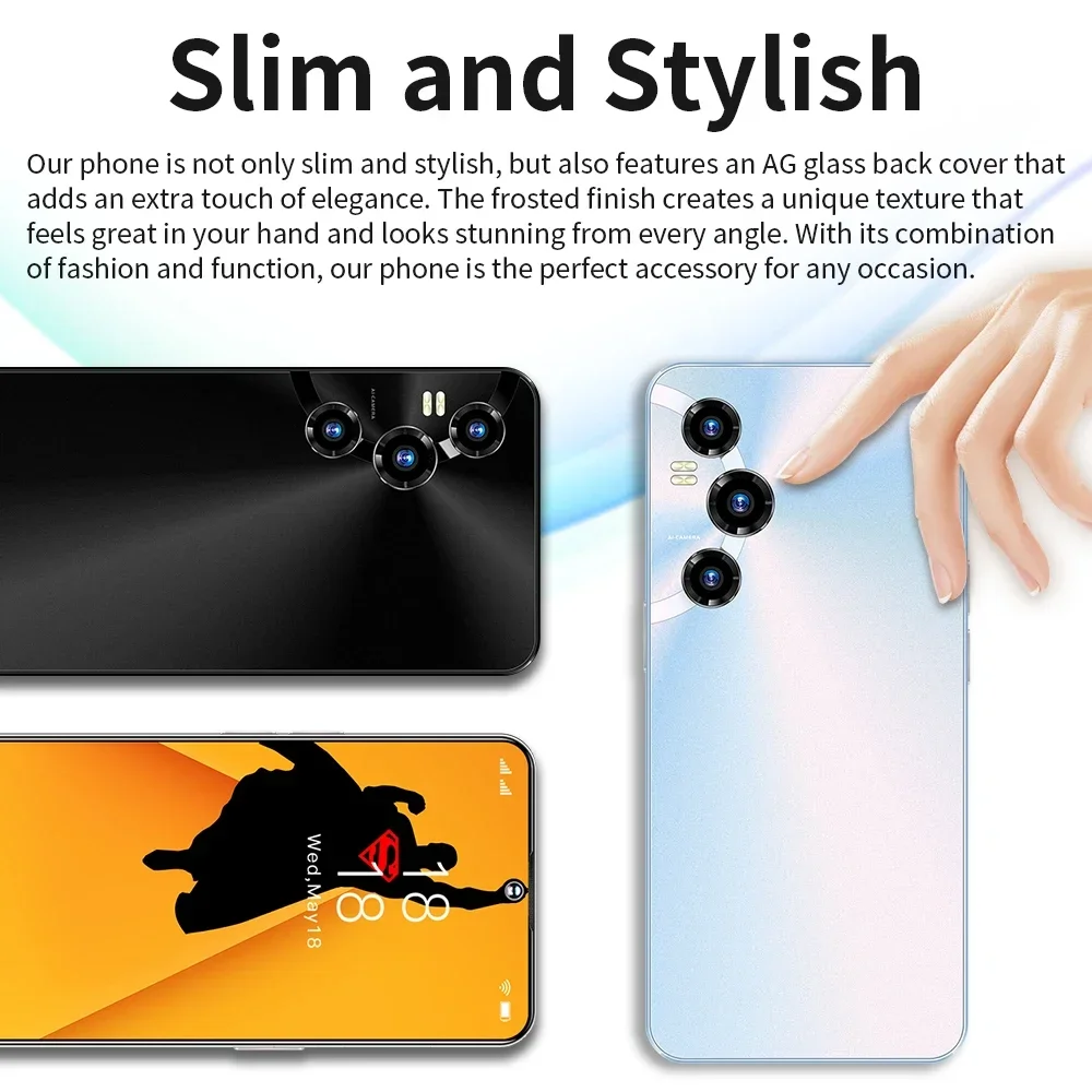 S30 Ultra 5G Глобальная версия 7 3HD Экран 22 ГБ + 2T 8000 мАч Android14 Мозговая мощность Dual Sim Face