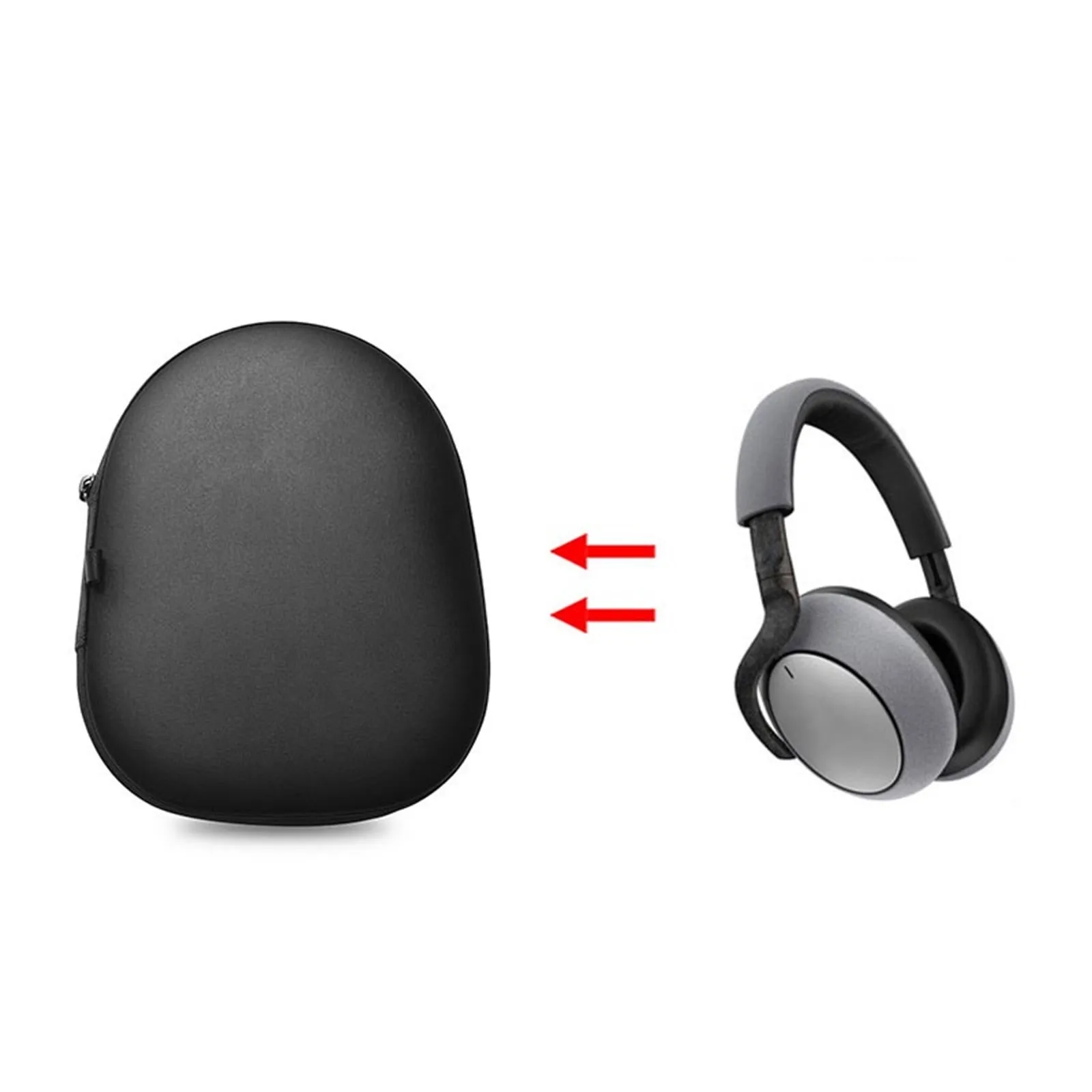 

Подходит для беспроводной Bluetooth-гарнитуры B & W 5, водонепроницаемый портативный разветвитель для хранения аудио 3,5 мм