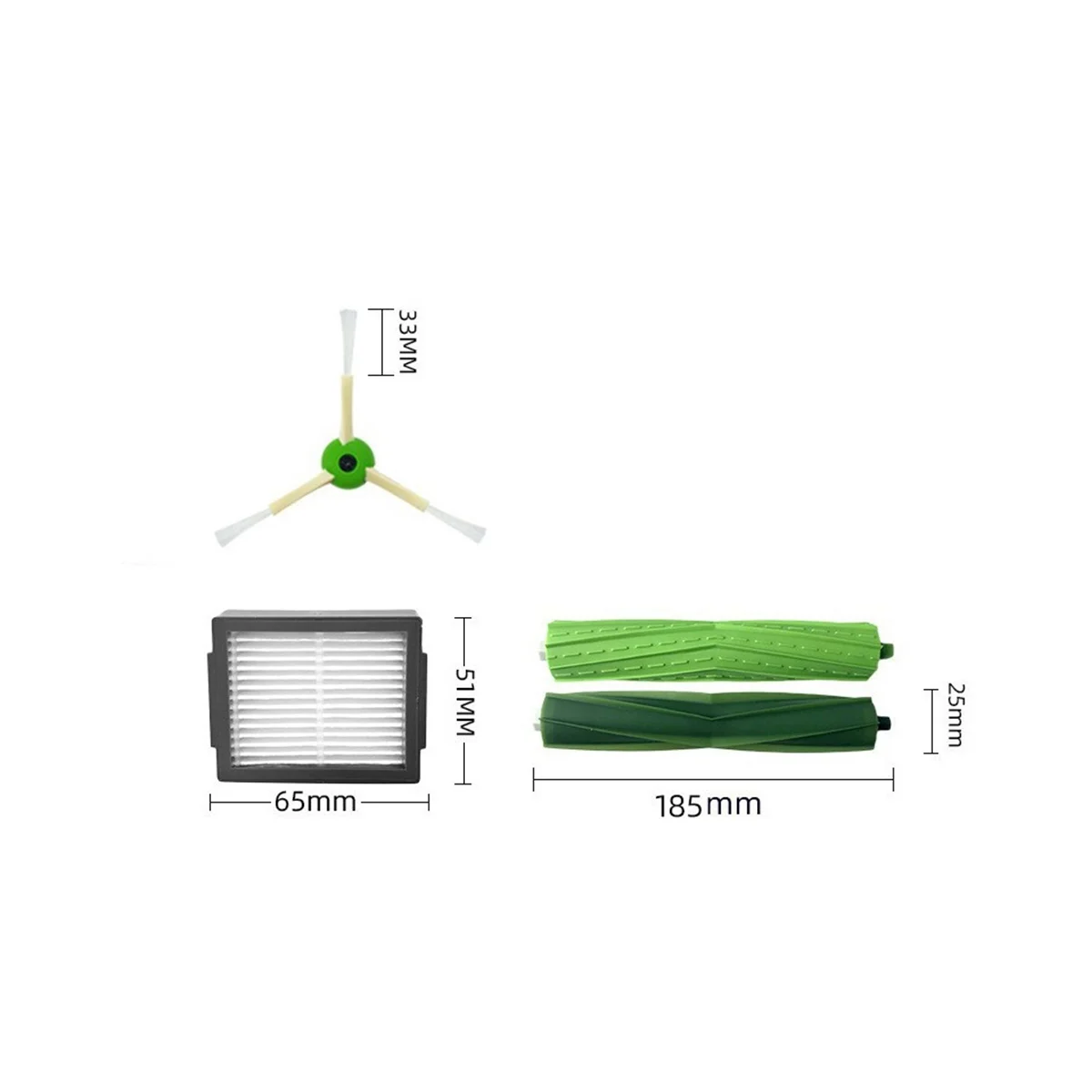 

Набор Hepa-фильтров для робота-пылесоса Roombai7 I7 + E5 E6 I3