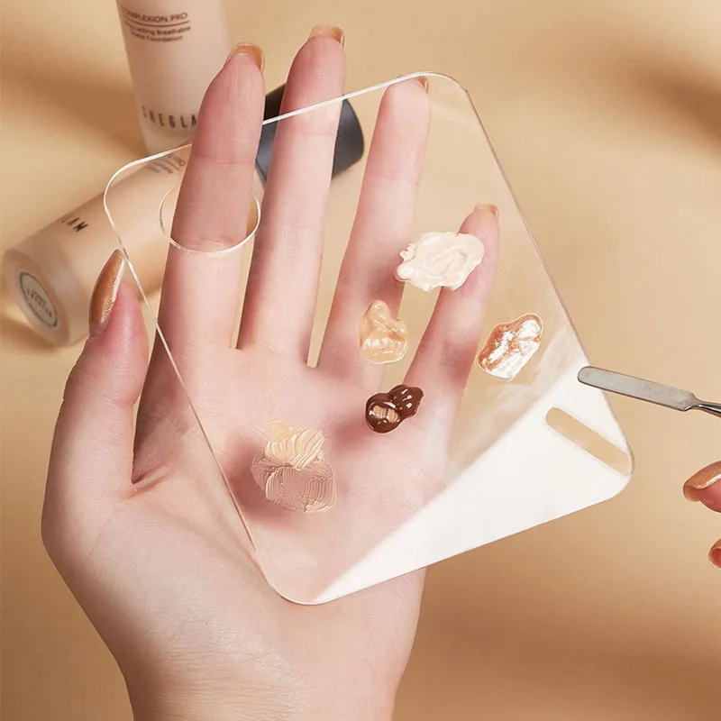 

Acrylic Makeup Palette Spatula Liquid Foundation Eye Shadow Mixing Cream Pigments Nail Art Manual Cosmetic Beauty Tools
