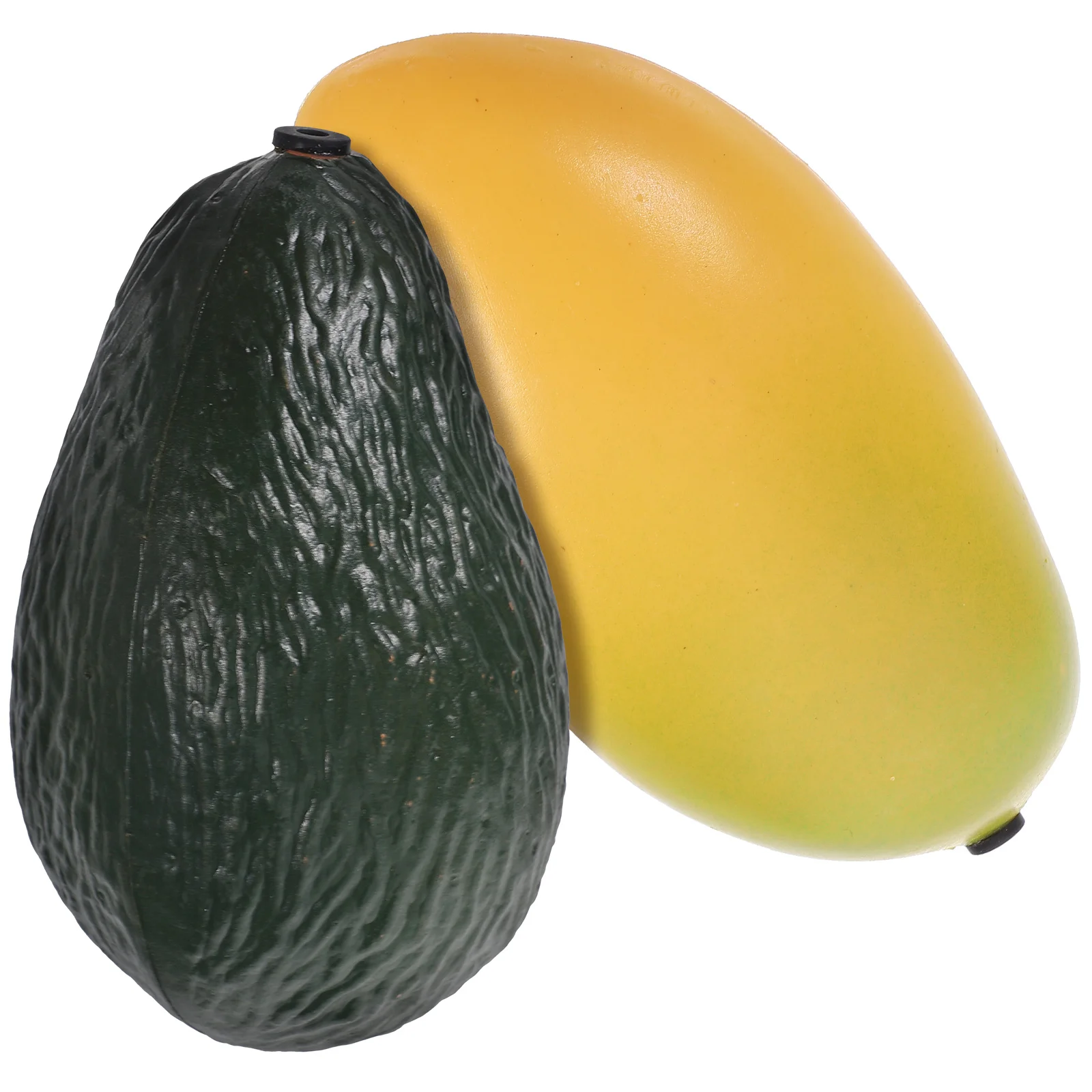 

2pcs Shaker Egg Maraca Instrument Mango And Avocado Maraca Instrument Decor