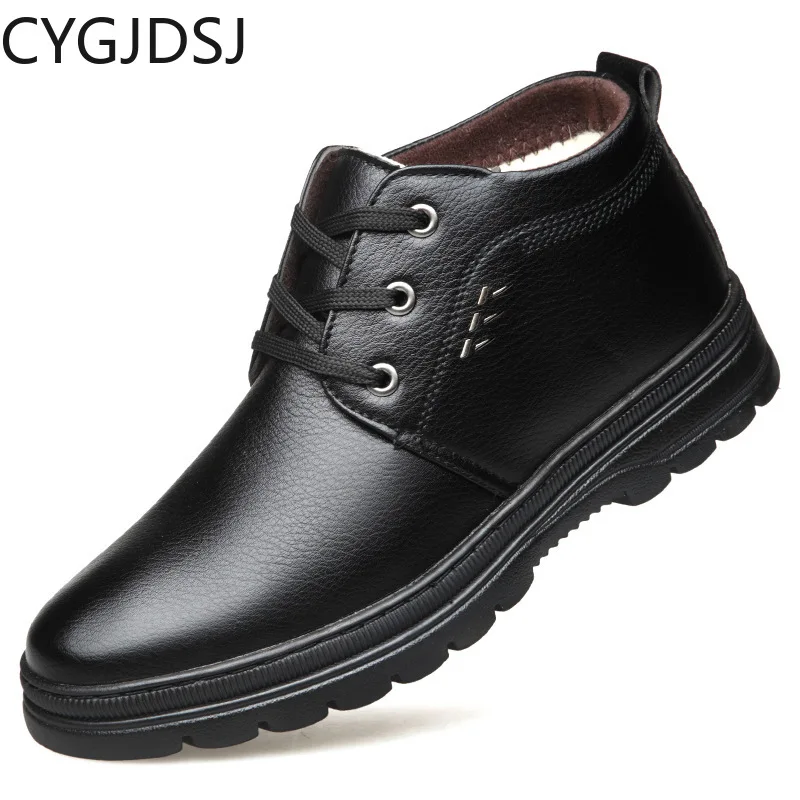 

Winter Shoes Men Casuales Ankle Boots Snow Boots Men Platform Boots Luxury Brand Designer Leather Casual Shoes Zapatos De Hombre