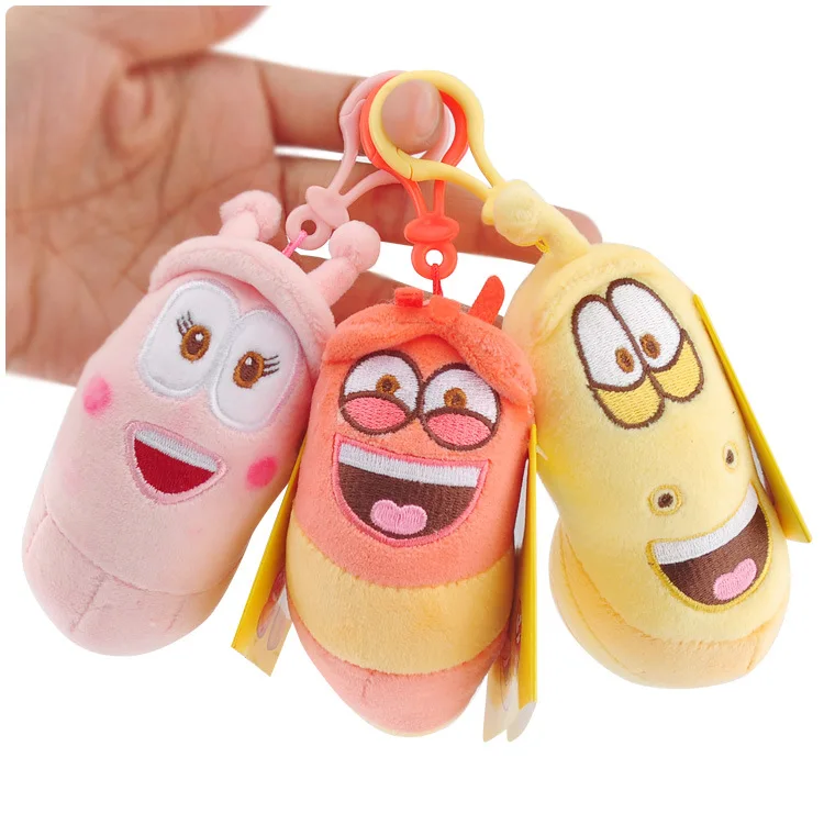 

10cm Cartoon Yellow Insect Red Insect Larva Funny Toys Stuffed Doll For Children Gift Anime Girl Boy Toy Kids Baby Plush Toys