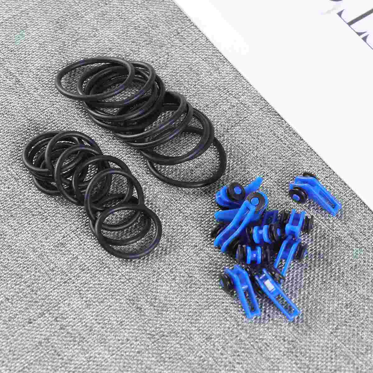 

Pack of 10 Fishing Pole Hook Keepers Secure Safety Holder Hooks Protector Bait Holders Lures Jig Hooks